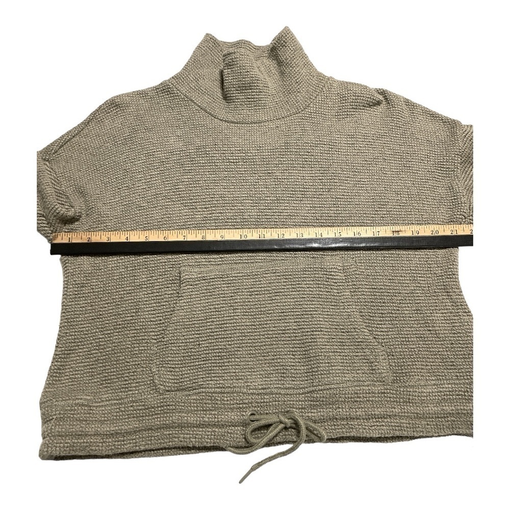 90 Degree by Reflex Olive Green Cowl Neck Sweater size L - Picture 8 of 12